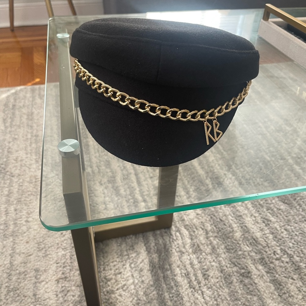 Ruslan Baginsky Chain Detail Baker Boy Hat